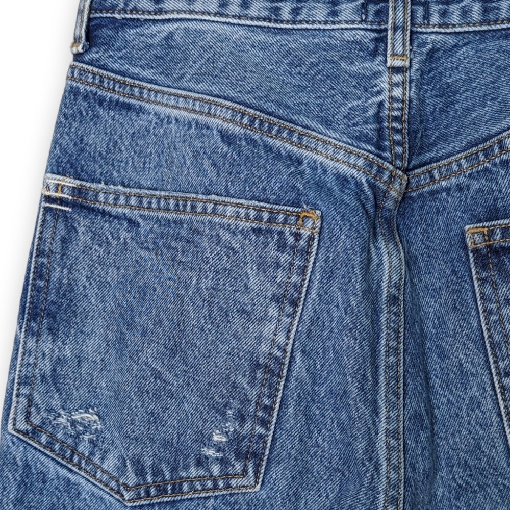 BDG‎ Urban Outfitters Relaxed Straight Jeans Ripped Hi Rise Womens Sz 25 Grunge - Picture 4 of 8